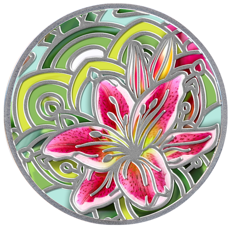 2021 LILY -Languages of Flowers 17.50g Silver Proof Coin