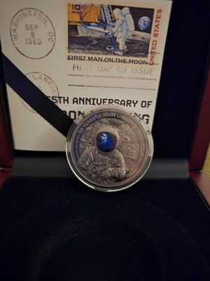 55th Anniversary of the Moon Landing 1oz Silver Proof Coin