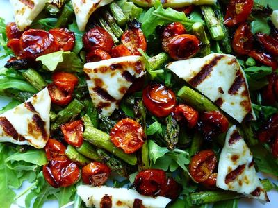 http://www.eating-for-england.com/wordpress/wp-content/uploads/2011/06/Roasted-tomato-haloumi-asparagus-salad-650.jpg